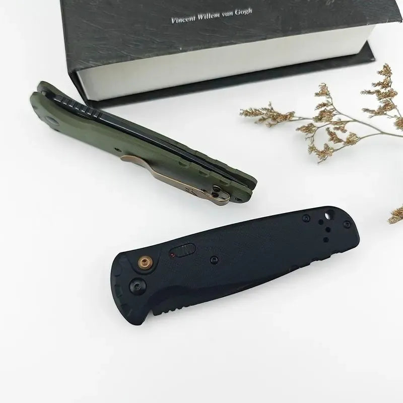 4300BK-02 CLA Folding Knife – D2 Steel, G10 Handle