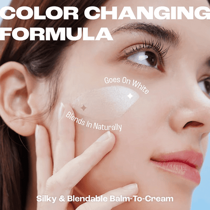 Cream Stick V White Korean Color-Changing Foundation Stick with Volufiline