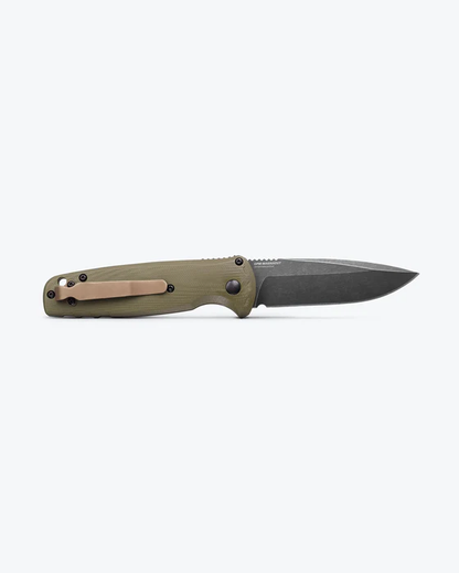 4300BK-02 CLA Folding Knife – D2 Steel, G10 Handle