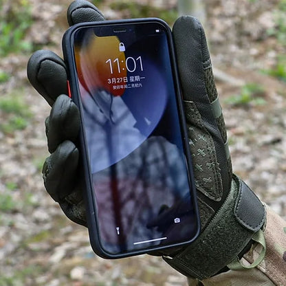 High Sensitivity Touch Screen Outdoor Tactical Training Gloves