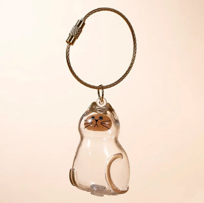 Pet hair storage box capsule pendant