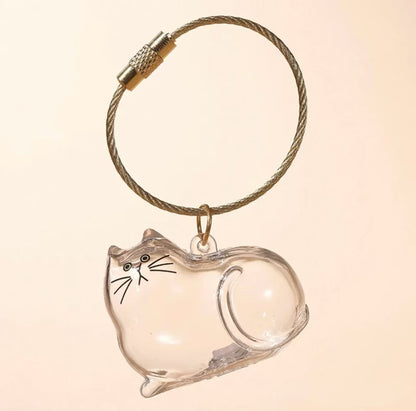 Pet hair storage box capsule pendant