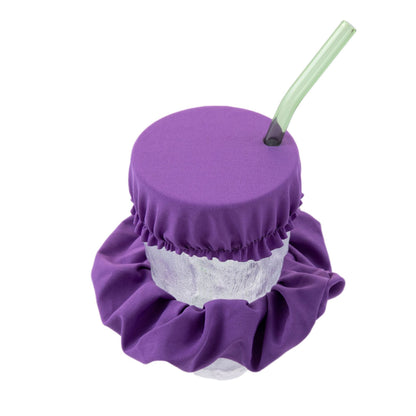 Reusable Anti-Spill Scrunchie Drink Cover