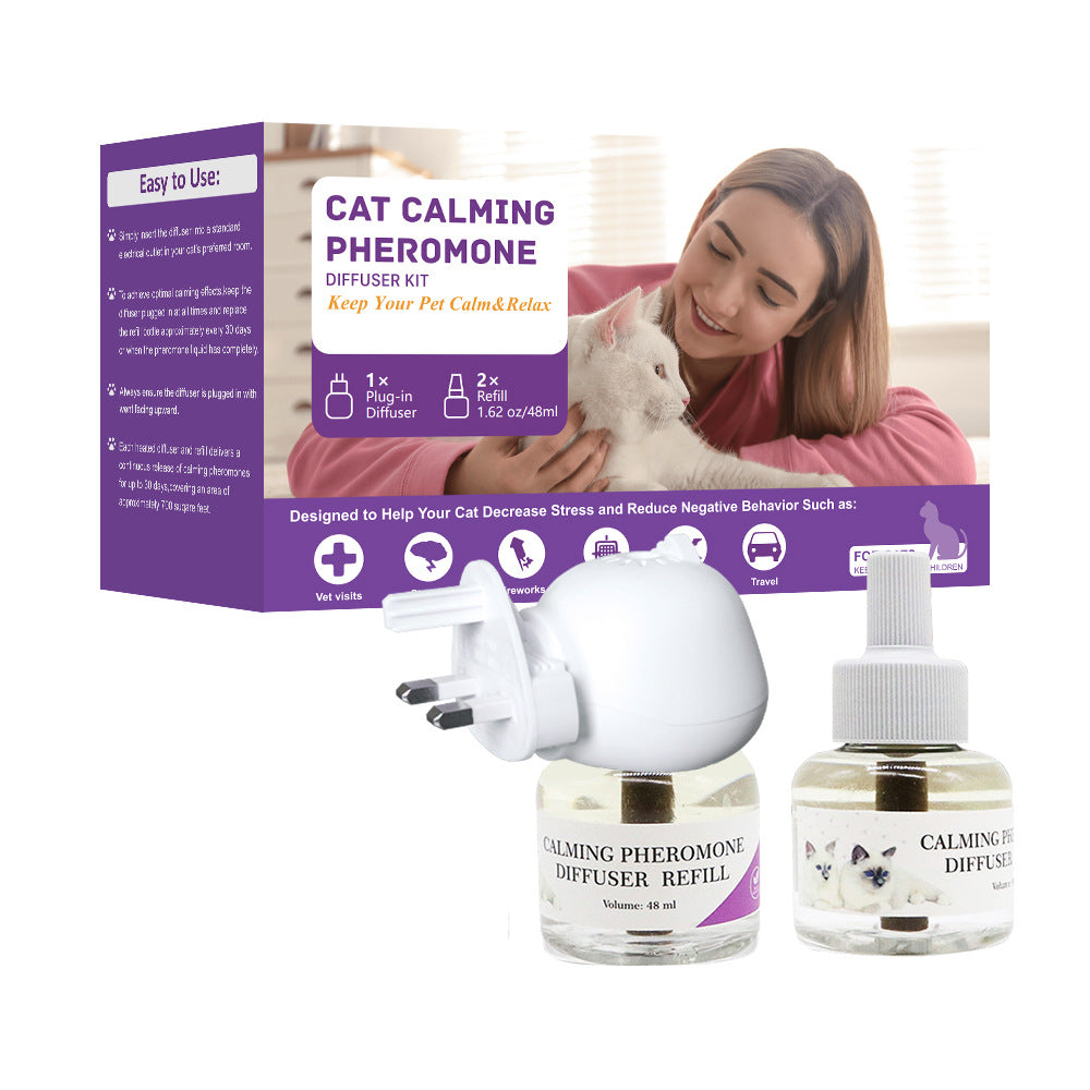 Cat Calming Pheromone Diffuser Kit