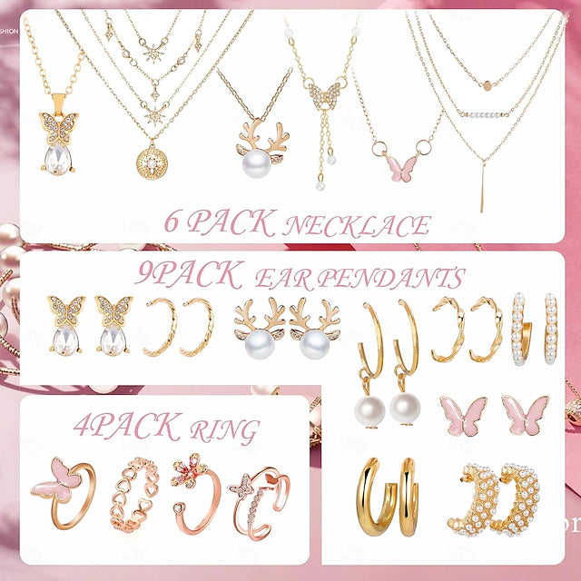 【2025】24 Days Christmas Advent Calendar Jewelry for Girls