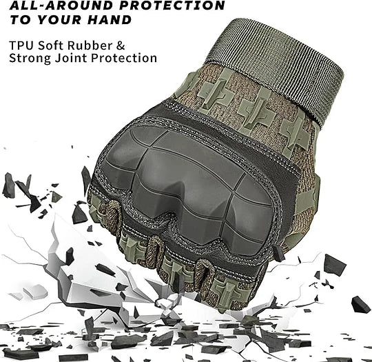 High Sensitivity Touch Screen Outdoor Tactical Training Gloves