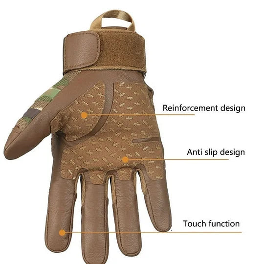 High Sensitivity Touch Screen Outdoor Tactical Training Gloves