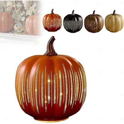 Twinkle Light Pumpkins