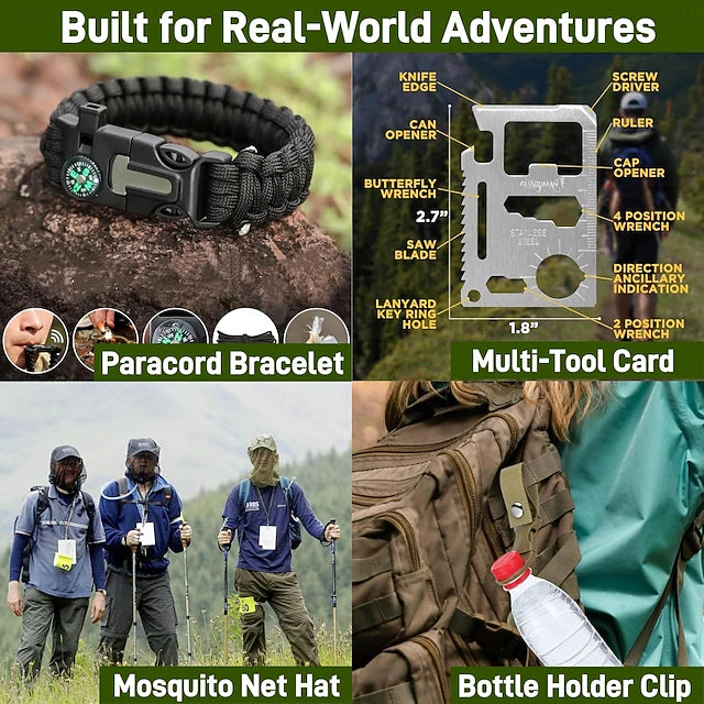 Survival Kit Advent Calendar -  Christmas Gift for Camping Lover