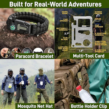 Survival Kit Advent Calendar -  Christmas Gift for Camping Lover