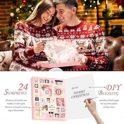 【2025】24 Days Christmas Advent Calendar Jewelry for Girls
