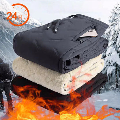 Winter Pants with Zippered Pockets Snow Pants - for Hiking, Workouts, Outdoor Activities