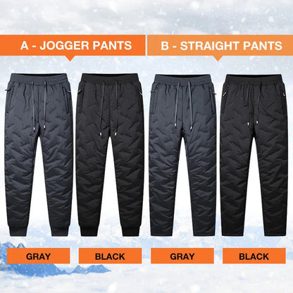 Winter Pants with Zippered Pockets Snow Pants - for Hiking, Workouts, Outdoor Activities